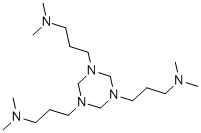 1,3,5-Tris [3- (dimetilamino) propil] hekzahidro-1,3,5-triazin Yapı